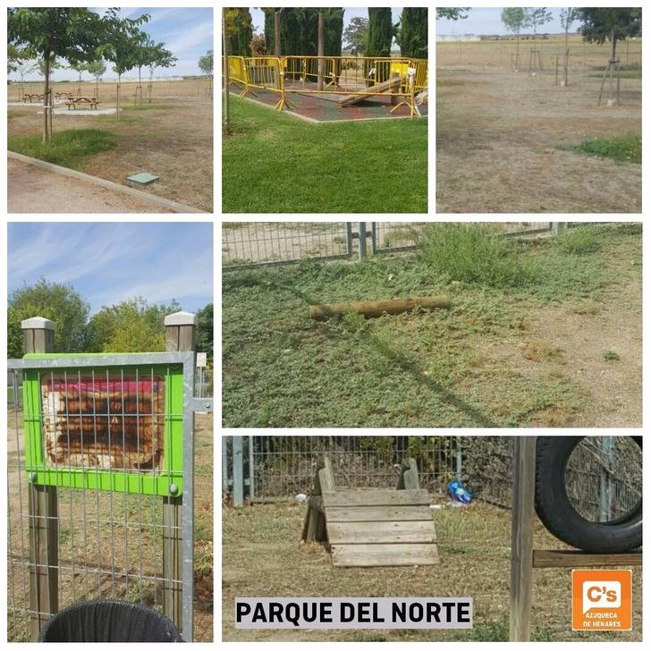 Ciudadanos propone mejoras en el Parque del Norte de Azuqueca de Henares