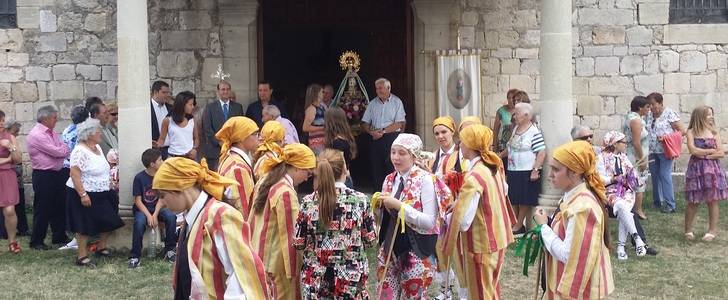 El subdelegado del Gobierno en Guadalajara, asiste a la fiesta de la Virgen del Pinar en Galve de Sorbe