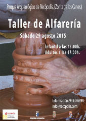 Recópolis organiza este sábado un taller de alfarería