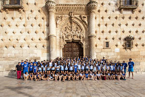 Cerca de 500 chavales participan en el Campus de Voleibol en Guadalajara