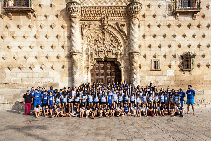 Cerca de 500 chavales participan en el Campus de Voleibol en Guadalajara