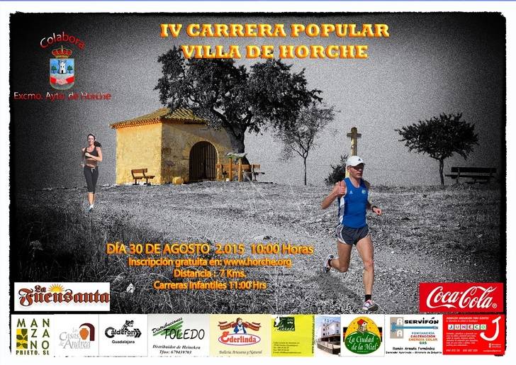 El domingo 30 de agosto se celebra la IV Carrera Popular Villa de Horche