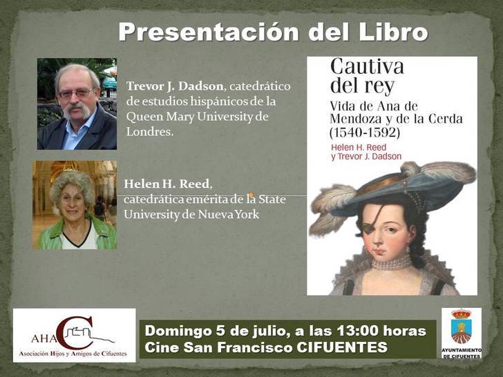 Histórica jornada cultural en Cifuentes entorno a la princesa de Éboli