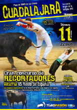 Guadalajara vs España, en el Concurso de Recortes del Coso de Las Cruces