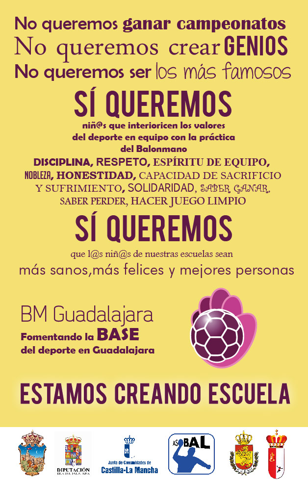 El BM Guadalajara va a la escuela