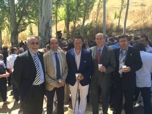 El subdelegado del Gobierno participa en la celebración de Santo Domingo de Guzmán en Loranca de Tajuña