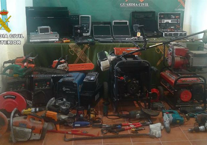 Cae un grupo criminal que cometió 126 robos en Albacete, Toledo y Ciudad Real