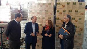 El subdelegado del Gobierno visita el Banco de Alimentos en el inicio de la 2ª Fase del Plan 2015 de ayuda alimentaria