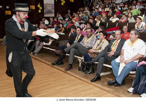 Payasos sin Frontera celebra su fiesta infantil en el Hospital de Guadalajara