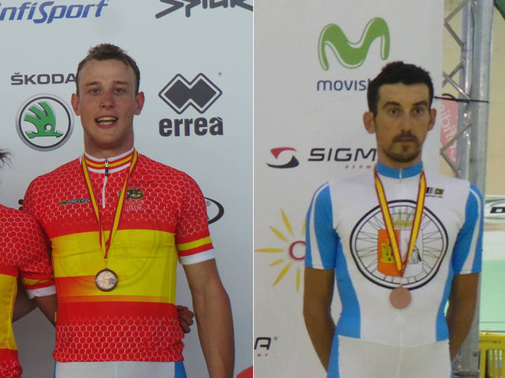 Los castellanomanchegos Vicente García de Mateos y Pepe Moreno en la Copa del Mundo de Pista en Colombia