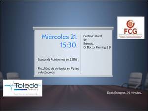 FCG organiza una jornada informativa a cargo de Asesoría Toledo