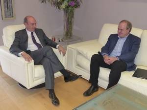 Latre se reúne con los alcaldes de Milmarcos, Luzaga, Albalate de Zorita, Irueste y Fuentenovilla