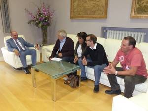 Latre se reúne con los alcaldes de Albares, San Andrés del Congosto, Alovera y Cifuentes 