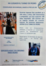 Horche se convierte en Municipio Taponero para apoyar económicamente a los niños enfermos que necesitan ayuda especial