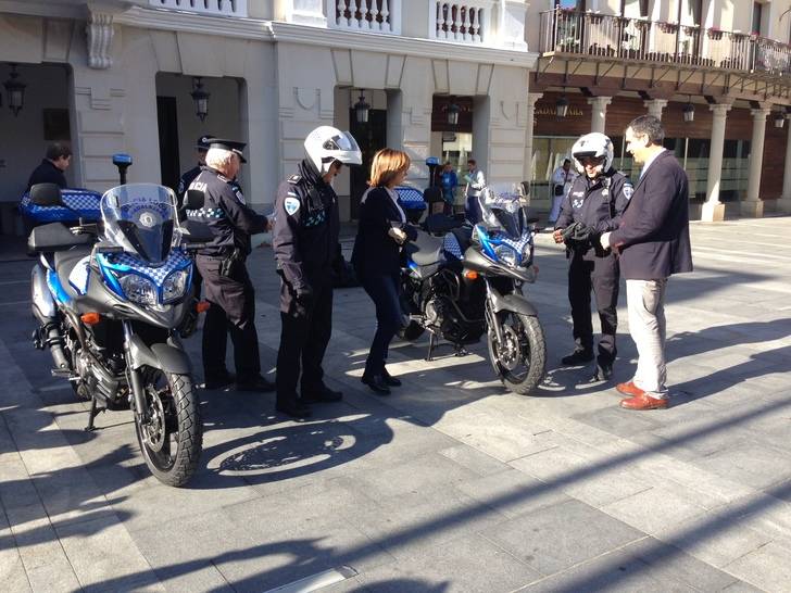 La Policía Local cuenta desde este viernes con cuatro nuevas motos