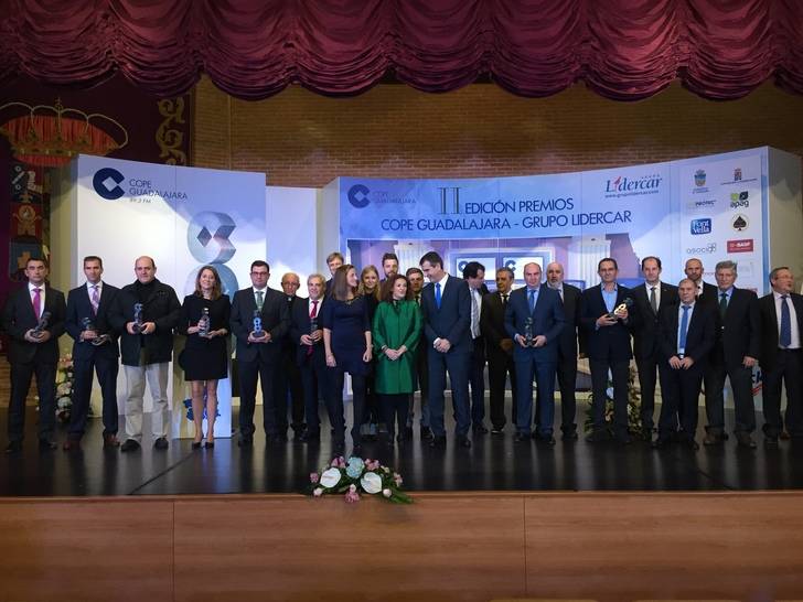 Celebrada la gala de los II Premios Cope Guadalajara