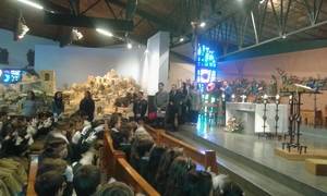 Román felicita la Navidad a profesores y alumnos del Colegio Diocesano