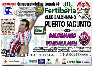 El BM Guadalajara salta al 8º puesto tras la victoria en Puerto Sagunto