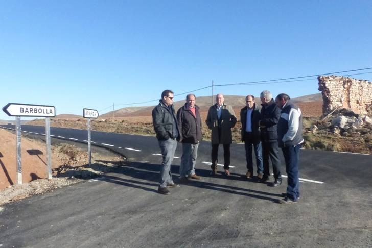 La Diputación acondiciona casi 13 kilómetros de carretera entre el cruce de La Barbolla y Paredes de Sigüenza