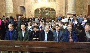 Juan Pablo Sánchez asiste al Certamen de Villancicos de Pareja