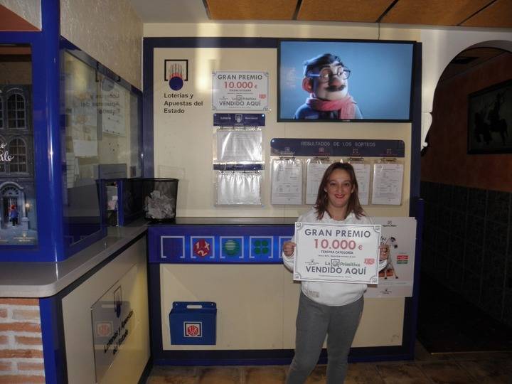 El Joker de La Primitiva deja 10.000 euros en Alovera