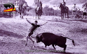 'Plaza improvisada', mejor fotografía 2015 en la X edición del concurso Toroalcarria.com