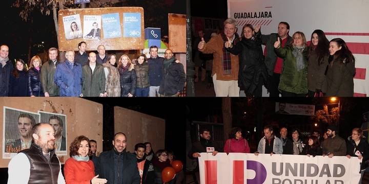 Arranca la campaña electoral con la tradicional pegada de carteles