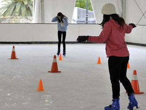 El Ayuntamiento de Guadalajara instala una pista de hielo para dinamizar el casco esta Navidad 