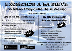 En febrero, doble salida a la nieve para jóvenes de Azuqueca