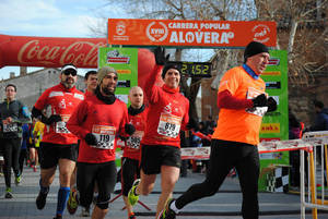 Un millar de corredores celebraron la mayoría de edad de la Carrera Popular de Alovera