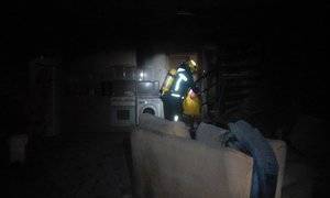 Un intoxicado por humo en el incendio de una vivienda en Cabanillas
