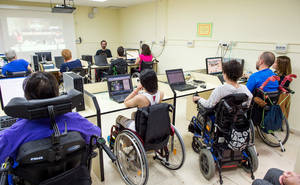 El Hospital de Parapléjicos se vuelca en la formación de pacientes que necesiten habilidades informáticas