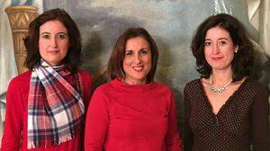 La diputada de Ciudadanos recibe a las historiadoras alcarreñas María y Laura Lara