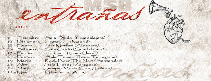 La banda alcarreña de rock MSB presenta su candidatura al Viñarock´16