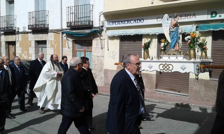 El alcalde de Jadraque y el diputado de Bienestar Social acompañan a los Jubilados en la fiesta de su Patrón