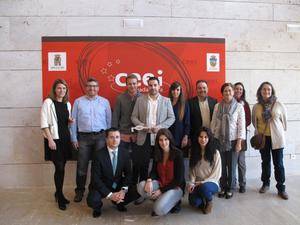 Entregadas las llaves de sus despachos a las nuevas empresas del CEEI de Guadalajara