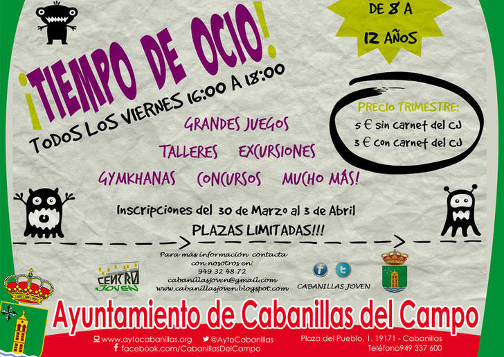 Intensa actividad en el Centro Joven de Cabanillas del Campo esta primavera