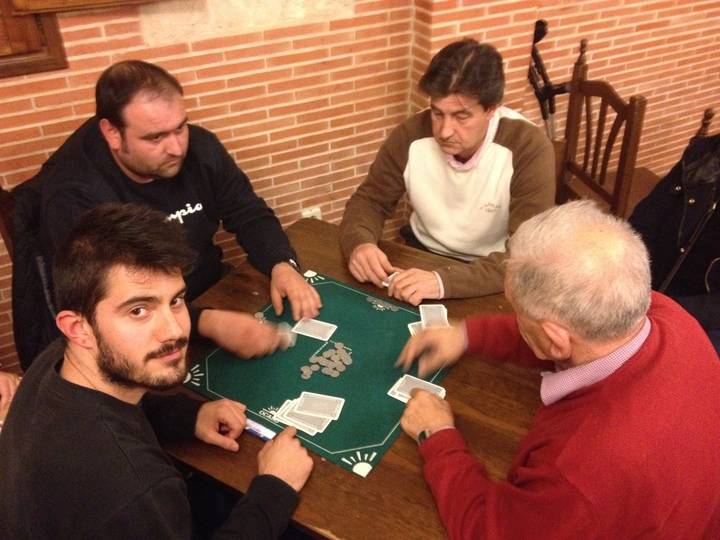 José Antonio Alejandre y Enrique Alejandre, vencedores en la Fase Local de Mus de Chiloeches