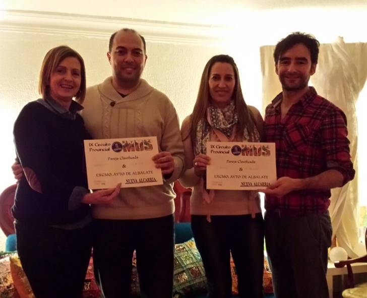 Raquel Murciano y David López, vencedores en la Fase Local de Mus de Albalate