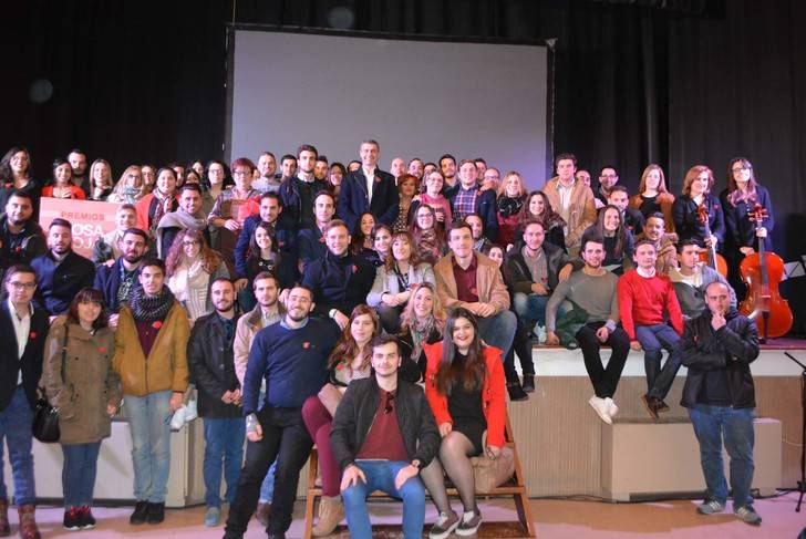 Las Juventudes Socialistas de Castilla-La Mancha entregan los VII Premios Rosa Roja