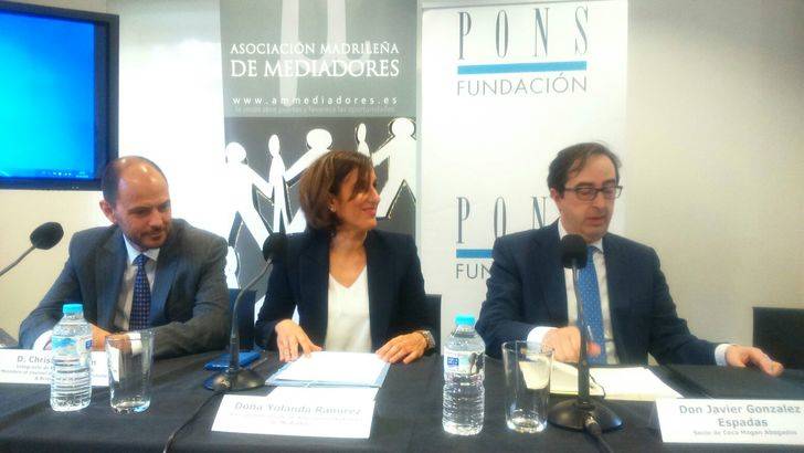 Yolanda Ramírez inaugura la Jornada de Mediación Mercantil dedicada a dar a conocer este servicio a empresarios