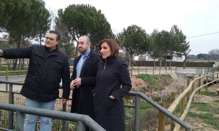 Yolanda Ramírez visita Valdeaveruelo para conocer importantes mejoras en infraestructuras de la localidad