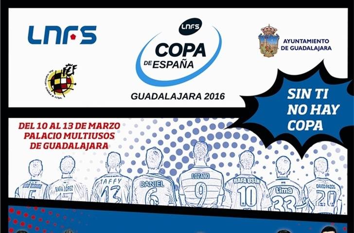 La LNFS y Guadalajara presentan el Cartel Oficial de la Copa de España y el Programa de actividades paralelas