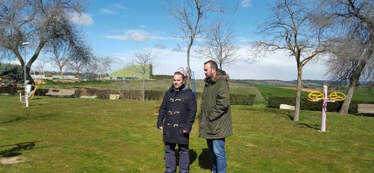 Visita del vicealcalde a Usanos