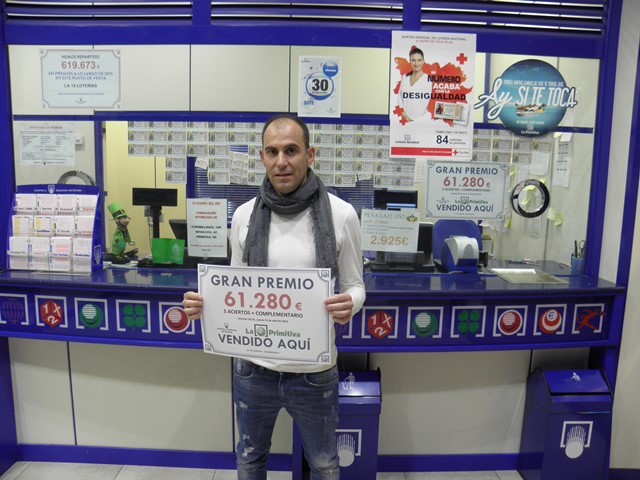 La Primitiva deja más de 61.000 euros de un segundo premio en Guadalajara