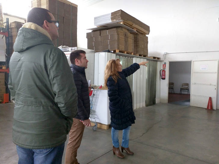 Ángel Bachiller (C's): El apoyo por parte de las Instituciones públicas al Banco de Alimentos es fundamental para la continuidad de la entidad