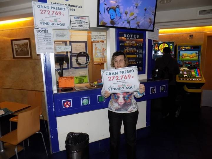 Tocan más de 270.000 euros en un boleto de la Bonoloto en Azuqueca