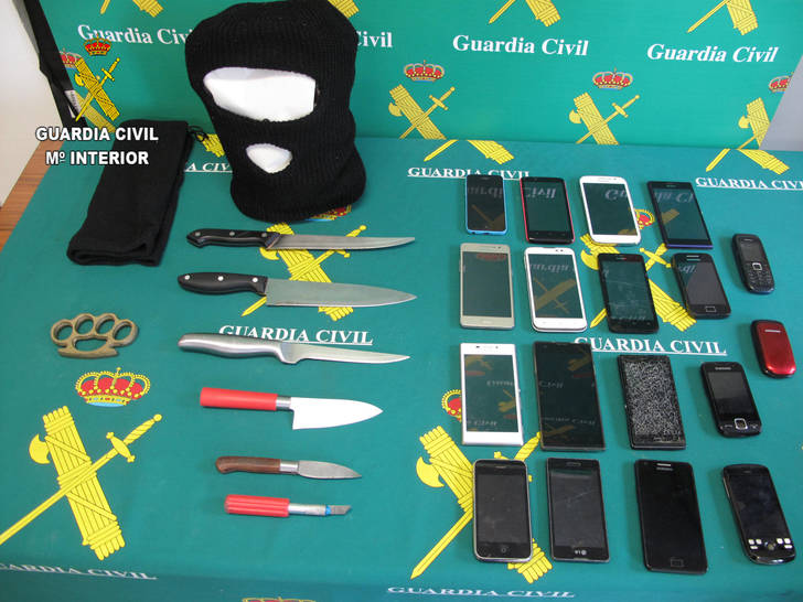 Detienen a los integrantes de un grupo criminal que robaba a menores en la provincia de Guadalajara