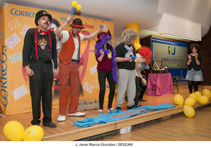 Correos y Payasos sin Fronteras traen magia y diversión a los niños ingresados en el Hospital de Guadalajara