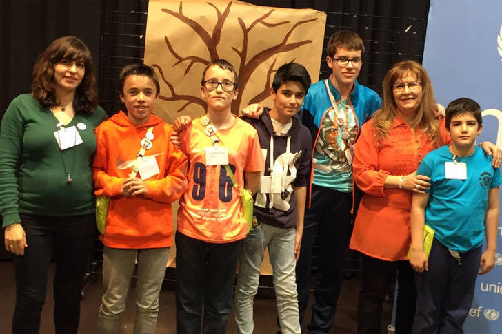 Delegación azudense en el Encuentro Interprovincial de Ciudades Amigas de la Infancia (fotografía: Ayuntamiento de Azuqueca)